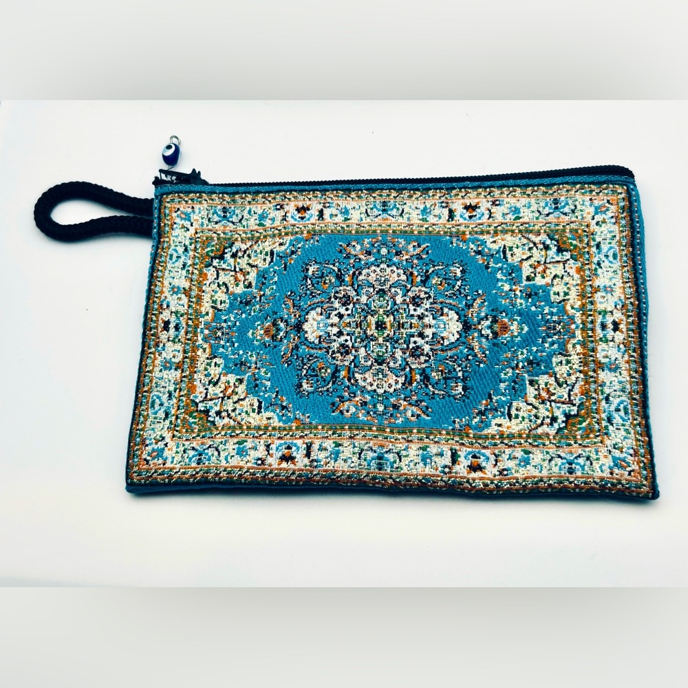 Turkish Magic Carpet vibes boho gypsycore Zipper Close Coin Purse